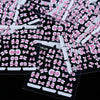 50pcs Stylish Art Decorations Girls 3D Decal Nail Stickers
