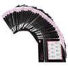 50pcs Fashion 3D DIY Gold Silver Jewelry Manicure Nail Sticker