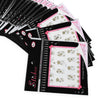 50pcs Fashion 3D DIY Gold Silver Jewelry Manicure Nail Sticker