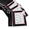 50pcs Fashion 3D DIY Gold Silver Jewelry Manicure Nail Sticker