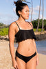 Scalloped Flounce Bikini Set