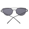 Round Circle Vintage Vintage Metal Eyeglasses Colored Coating Hollow Sunglasses