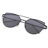 Round Circle Vintage Vintage Metal Eyeglasses Colored Coating Hollow Sunglasses