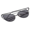 Round Circle Vintage Vintage Metal Eyeglasses Colored Coating Hollow Sunglasses