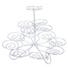 Detachable 3 Layers Iron Cake Stand 13 Cupcake Holder Cup Tray Table Decoration