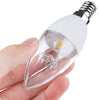 Lightme 4Pcs 5W 110-240V 420Lm C37 E14 6000K LED Bulbs