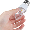 Lightme 4Pcs 5W 110-240V 420Lm C37 E27 6000K LED Bulbs