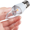 Lightme 4Pcs 5W 110-240V 420Lm C37 E27 6000K LED Bulbs