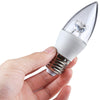 Lightme 4Pcs 5W 110-240V 420Lm C37 E27 6000K LED Bulbs