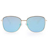 Fashion Vintage Style Square Frame Colored Coating Metal Unisex Eyeglasses UV400