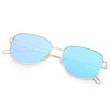 Fashion Vintage Style Square Frame Colored Coating Metal Unisex Eyeglasses UV400