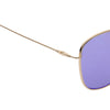Fashion Vintage Style Square Frame Colored Coating Metal Unisex Eyeglasses UV400