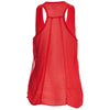 Casual Scoop Neck Sleeveless Patchwork Loose Chiffon Vest for Women