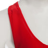 Casual Scoop Neck Sleeveless Patchwork Loose Chiffon Vest for Women
