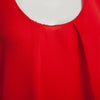 Casual Scoop Neck Sleeveless Patchwork Loose Chiffon Vest for Women