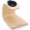 Wooden Watch Display Holder Charging Stand Bracket Docking Station for Wristwatch and Mobile Phone