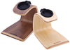 Wooden Watch Display Holder Charging Stand Bracket Docking Station for Wristwatch and Mobile Phone