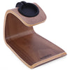 Wooden Watch Display Holder Charging Stand Bracket Docking Station for Wristwatch and Mobile Phone