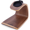 Wooden Watch Display Holder Charging Stand Bracket Docking Station for Wristwatch and Mobile Phone