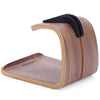 Wooden Watch Display Holder Charging Stand Bracket Docking Station for Wristwatch and Mobile Phone