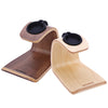 Wooden Watch Display Holder Charging Stand Bracket Docking Station for Wristwatch and Mobile Phone