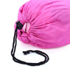 Single Person Portable Parachute Fabric Mosquito Net Hammock for Indoor Outdoor Use