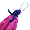 Single Person Portable Parachute Fabric Mosquito Net Hammock for Indoor Outdoor Use