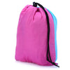 Single Person Portable Parachute Fabric Mosquito Net Hammock for Indoor Outdoor Use