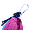 Single Person Portable Parachute Fabric Mosquito Net Hammock for Indoor Outdoor Use