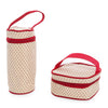 5pcs Multifunctional Dot Nappy Changing Mummy Handbag Diaper Pad Feeding Bottle Holder Food Bag for Babies