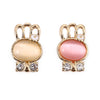 Stylish Rhinestone Bunny Cat Shape Home Sticker for iPhone