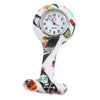 Nurse Special Pattern Silicone Quartz Watch Stainless Steel Case Brooch Fob Pocket Design