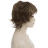 Fashion Fluffy Side Bang Mixed Color Charming Short Curly Synthetic Capless Wig For Women
