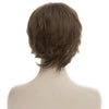 Fashion Fluffy Side Bang Mixed Color Charming Short Curly Synthetic Capless Wig For Women