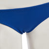 Sexy Color Block Wire Free Push Up Triangle Low Waist Two Separate SBR CR Bikini Set Swimwear for Women