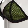 Sexy Color Block Wire Free Push Up Triangle Low Waist Two Separate SBR CR Bikini Set Swimwear for Women