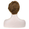Stylish Towheaded Side Bang Noble Charming Short Curly Human Hair Women's Capless Wig