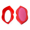 Portable Lip Type Hair Comb Mirror Healthy Care Styling Streamline Massager Brush