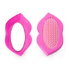 Portable Lip Type Hair Comb Mirror Healthy Care Styling Streamline Massager Brush