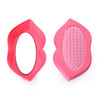Portable Lip Type Hair Comb Mirror Healthy Care Styling Streamline Massager Brush