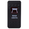 5pin Laser Roof Led Light Bar Rocker Toggle Switch 12V 24V ON-OFF LED Lamp