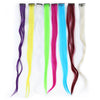 Rainbow Punk Harajuku Highlights Colored Hair Extensions Clip Wig Pieces