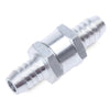 Aluminium Vehicle Fuel Non Return Check Valve Single-track Petrol Diesel