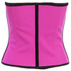 Simple Color Block Patchwork Slim Waist Rubber Corset for Women