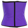Simple Color Block Patchwork Slim Waist Rubber Corset for Women