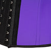 Simple Color Block Patchwork Slim Waist Rubber Corset for Women