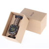 Multifuctional Survival Paracord Bracelet Watch with Compass Flint Fire Starter Scraper Whistle Gear