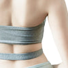 Sexy Halter Suspender Square Collar Off-the-shoulder Patchwork Hollow Out Sheath Pure Color Crop Top for Women