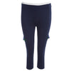 Active Yoga Fitness Elastic Waist with Pocket Patchwork Color Block Capri Pants