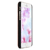 Retro Half Flower Pattern Embossment Carving Design Wood Back Case Cover for iPhone 6 / 6S